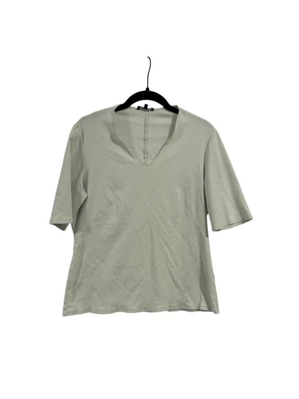 Lafayette 148 New York Mint Green V-Neck Top‎ Size L